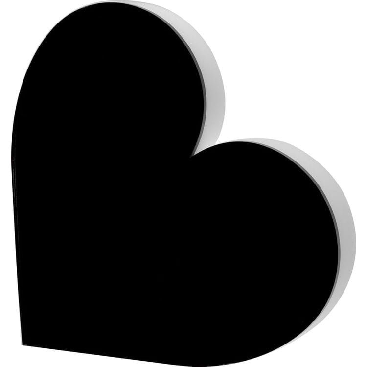 Tara Wilson Designs Shelf Decor Mirrored Heart - Black