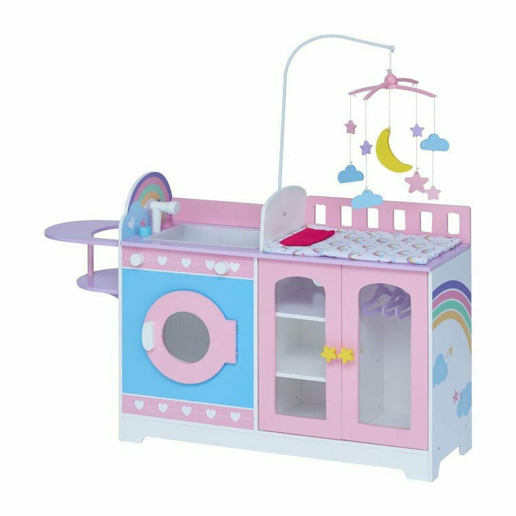 Teamson Kids 6 in 1 Baby Doll Changing Station with Storage