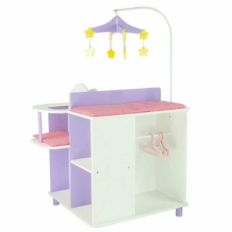 Teamson Kids Olivia's Little World - Little Princess Baby Doll Changing Station with Storage