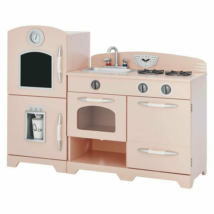 Teamson Kids Little Chef Fairfield Retro Play Kitchen - Pink