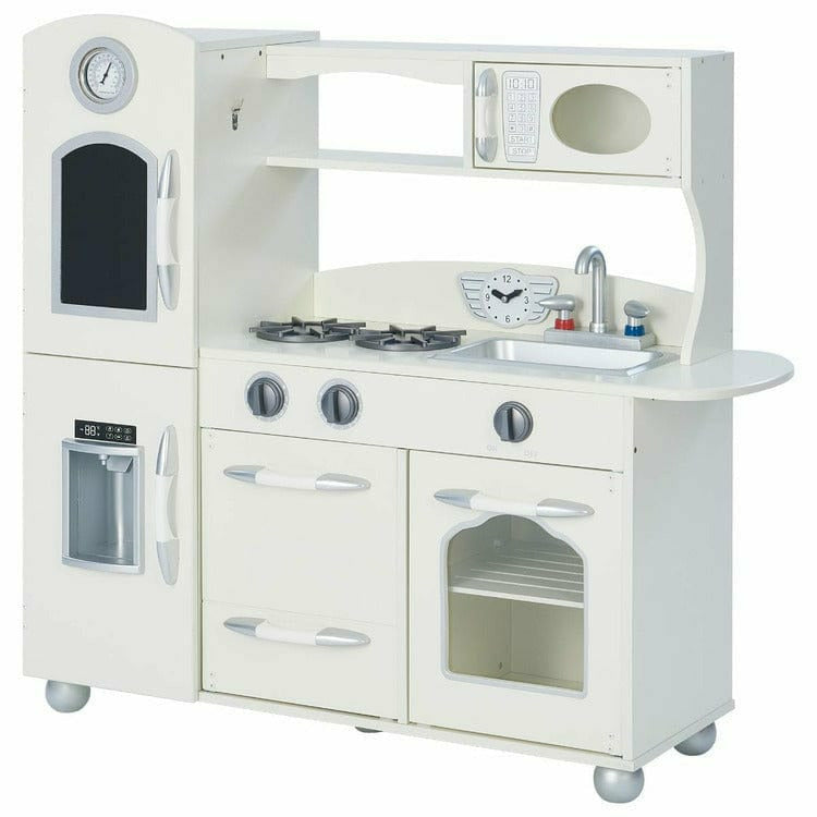 Teamson Kids Little Chef Westchester Retro Play Kitchen - Ivory