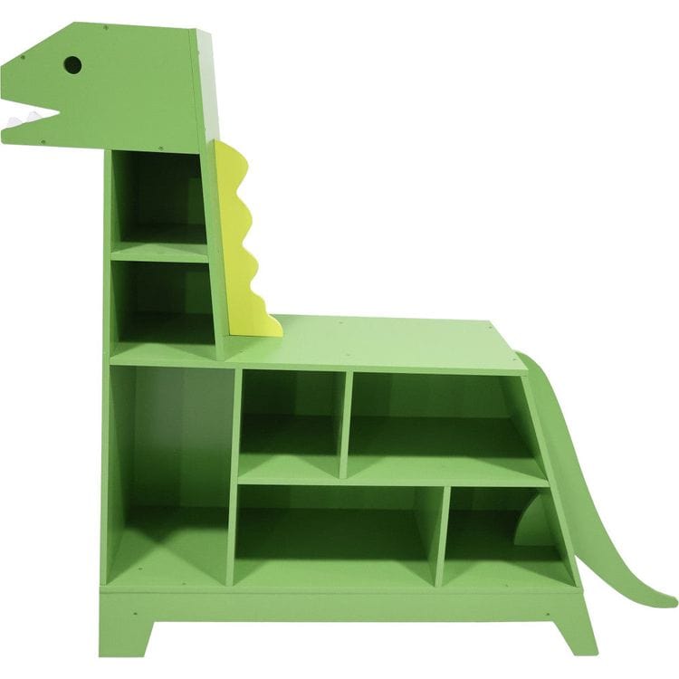 Teamson Kids Dinosaur Kids Bookcase/Toy Organizer