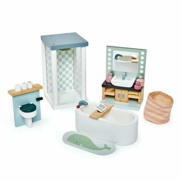 Tender Leaf Toys Dollhouse Bathroom Furniture