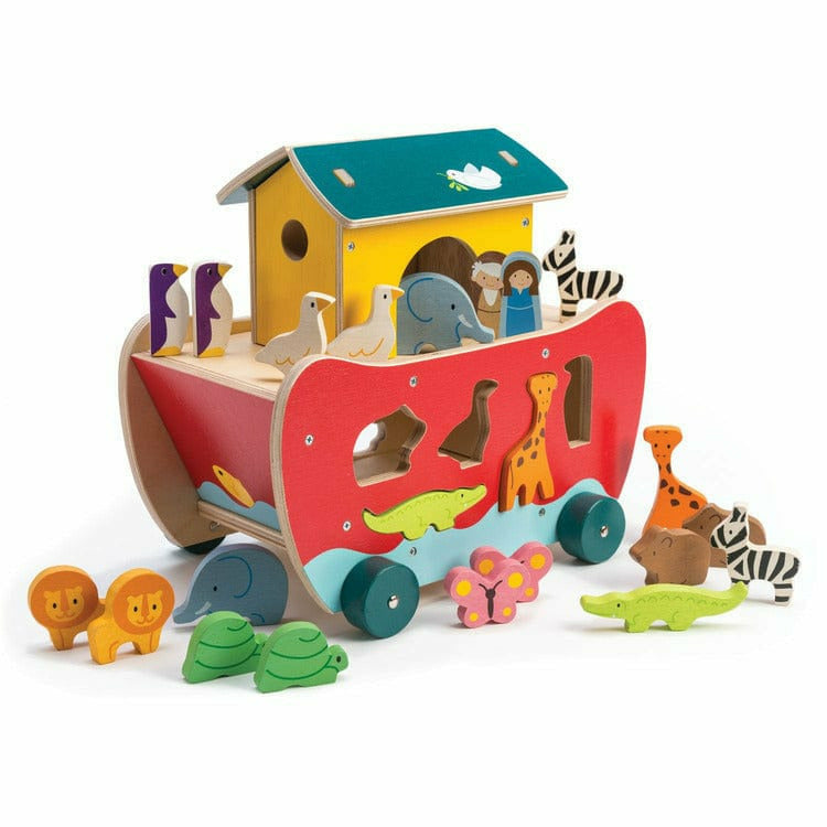 Tender Leaf Toys Noah's Shape Sorter Ark Wooden Toy