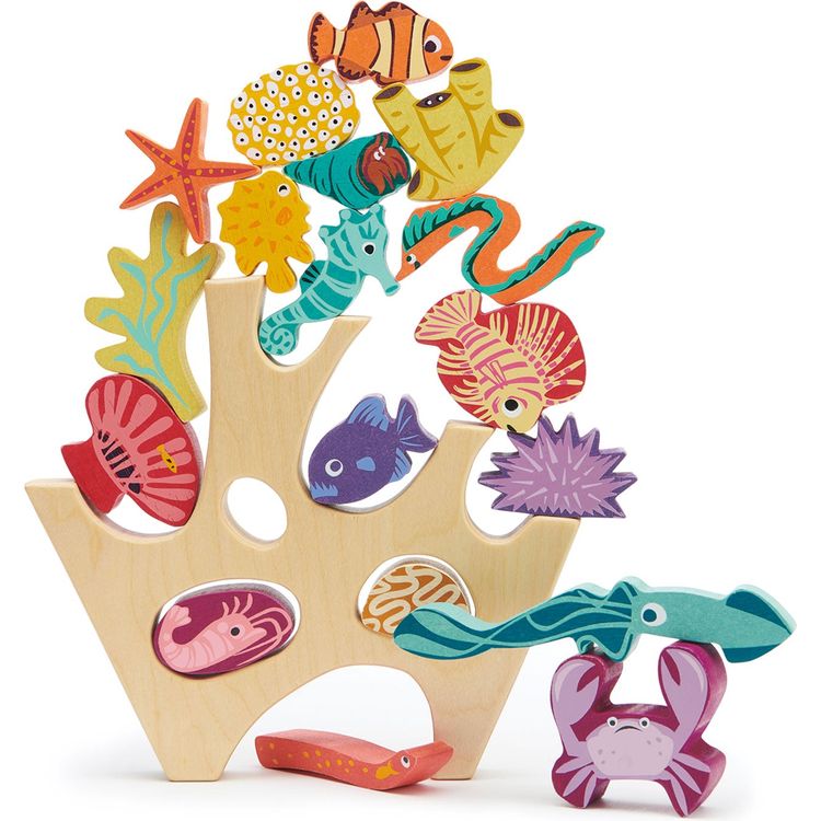 Tender Leaf Toys Wooden Stacking Coral Reef