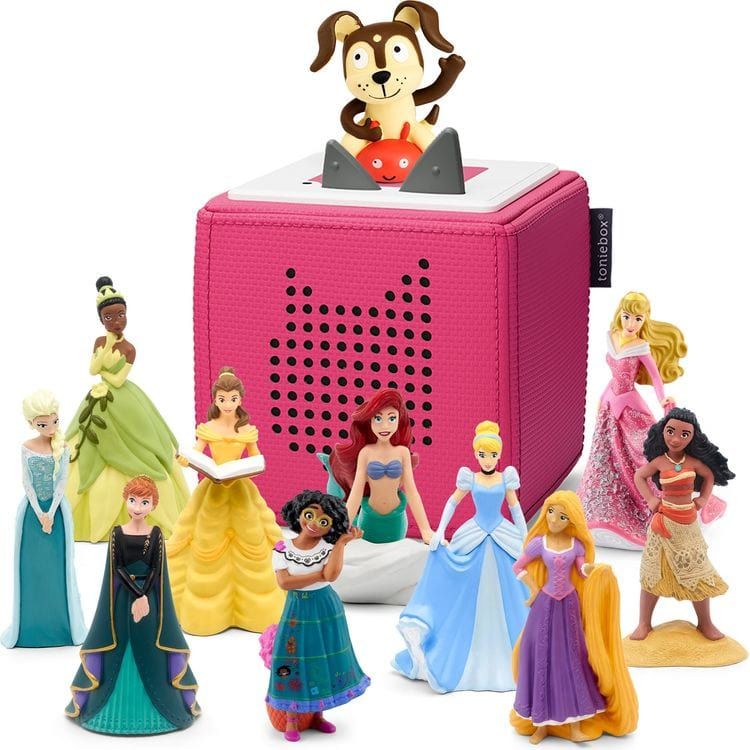 Tonies Disney Pink Starter Set and 10-Pack Tonie Audio Figurine Bundle - FAO EXCLUSIVE