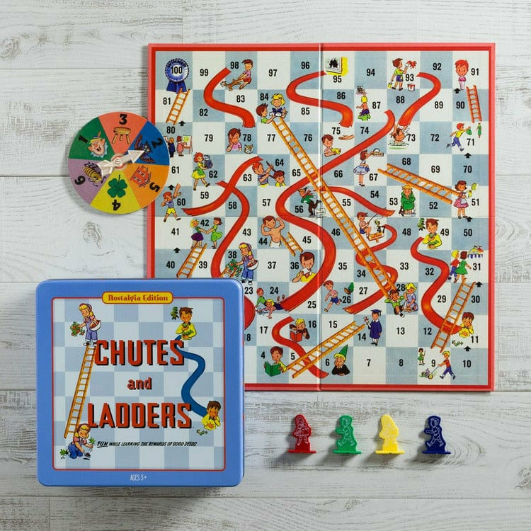 WS Game Company Chutes & Ladders Nostalgia Tin