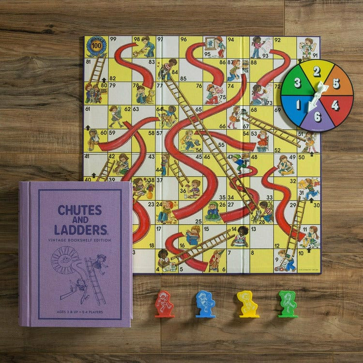 WS Game Company Chutes & Ladders Vintage Bookshelf Edition