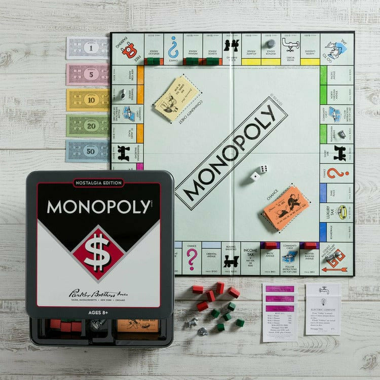 WS Game Company Monopoly Nostalgia Tin