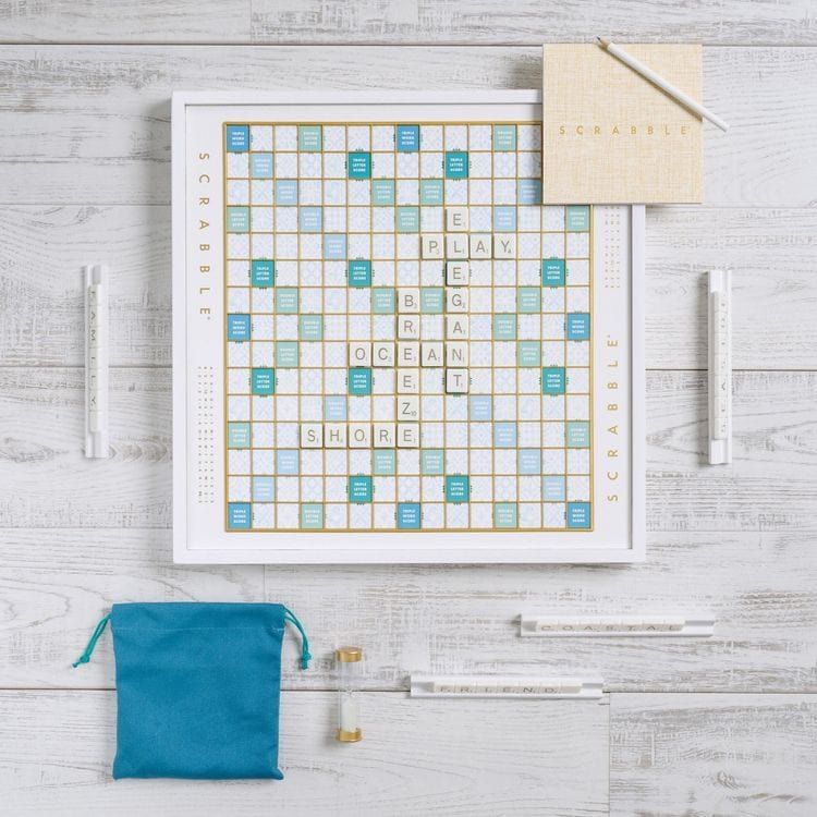 WS Game Company Scrabble Bianco Edition