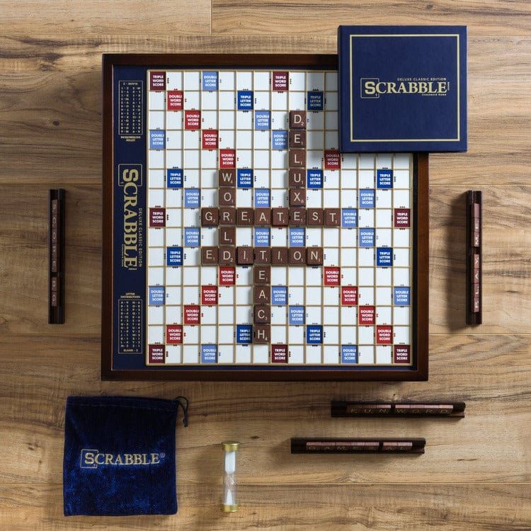 WS Game Company Scrabble Deluxe Edition