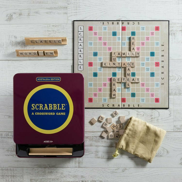 WS Game Company Scrabble Nostalgia Tin