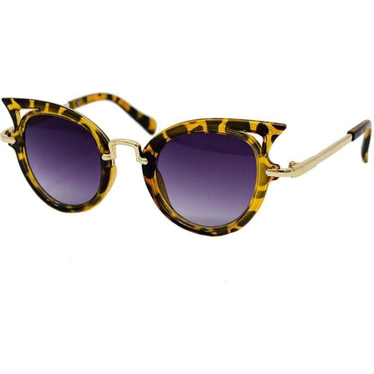 Zomi Gem Leopard Cat Eyes Sunglasses