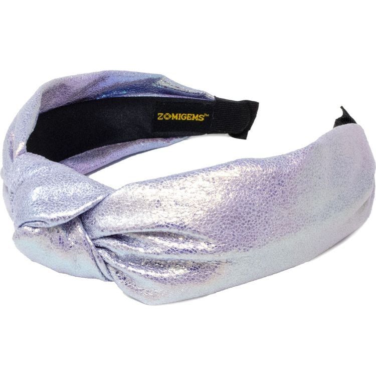 Zomi Gem Shiny Knotted Headband - Purple