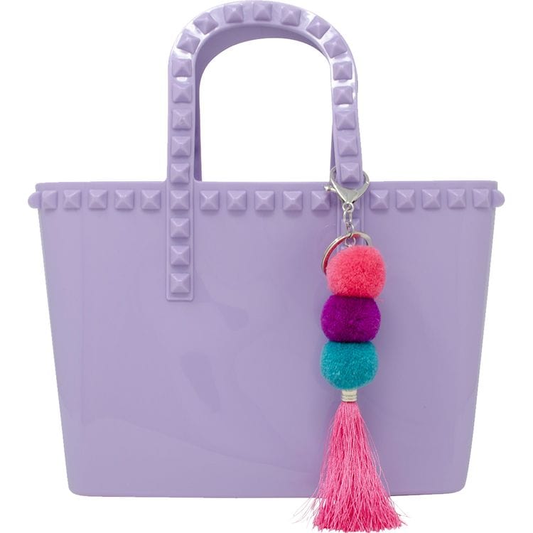 Zomi Gem Tiny Jelly Tote Bag - Lavender